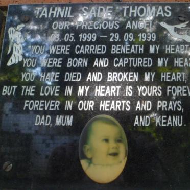 TAHNIL Sade Thomas 1999-1999