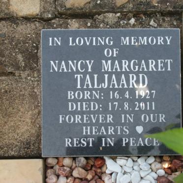 TALJAARD Nancy Margaret 1927-2011