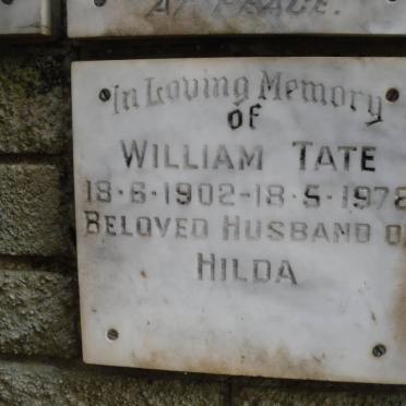 TATE William 1902-1978