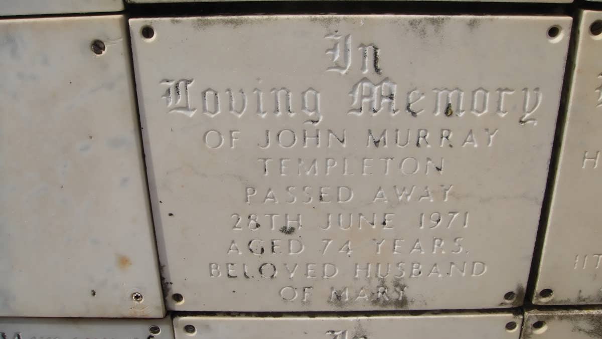 TEMPLETON John Murray -1971