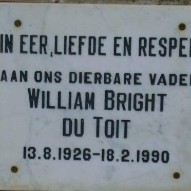 TOIT William Bright, du 1926-1990