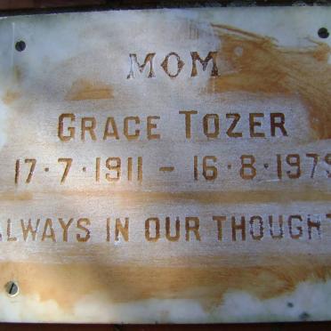TOZER Grace 1911-1979