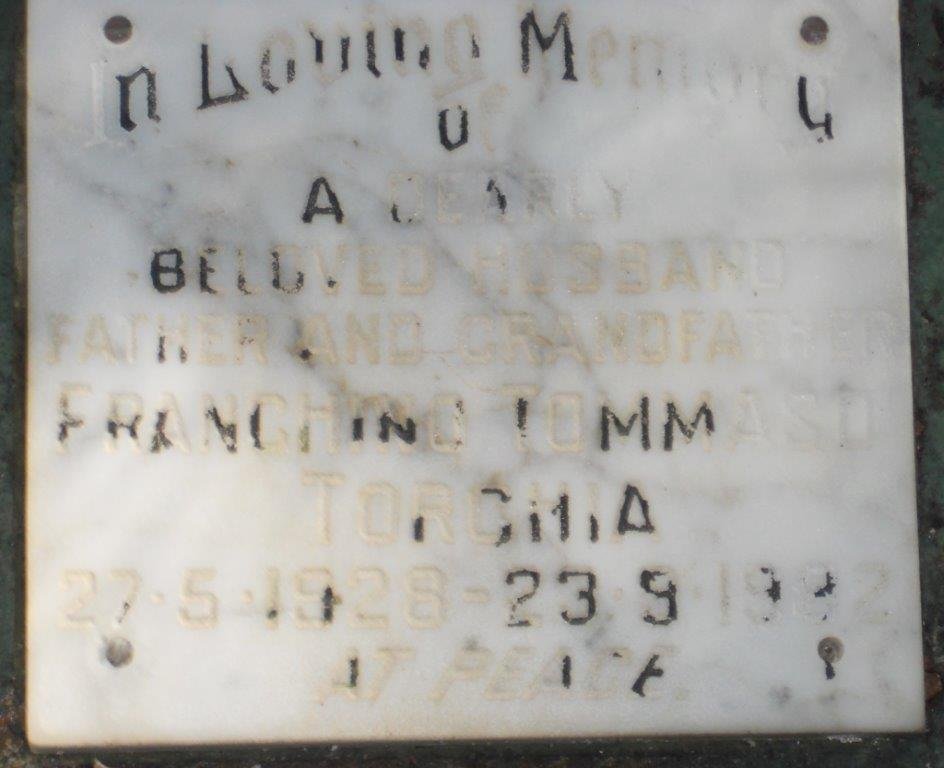 TORCHIA Franchino Tommaso 1928-1982