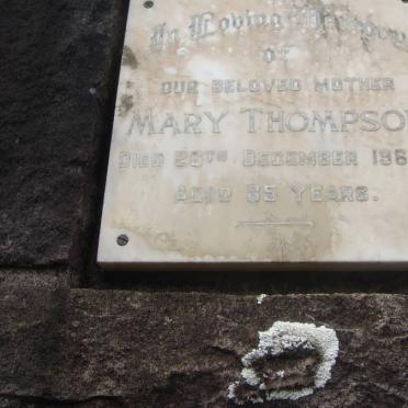 THOMPSON Mary -1968