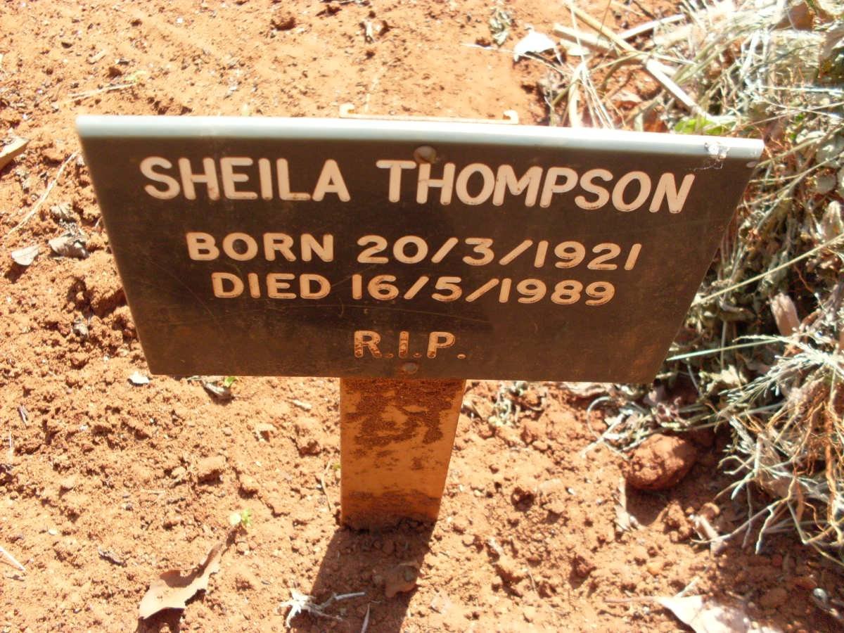 THOMPSON Sheila 1921-1989