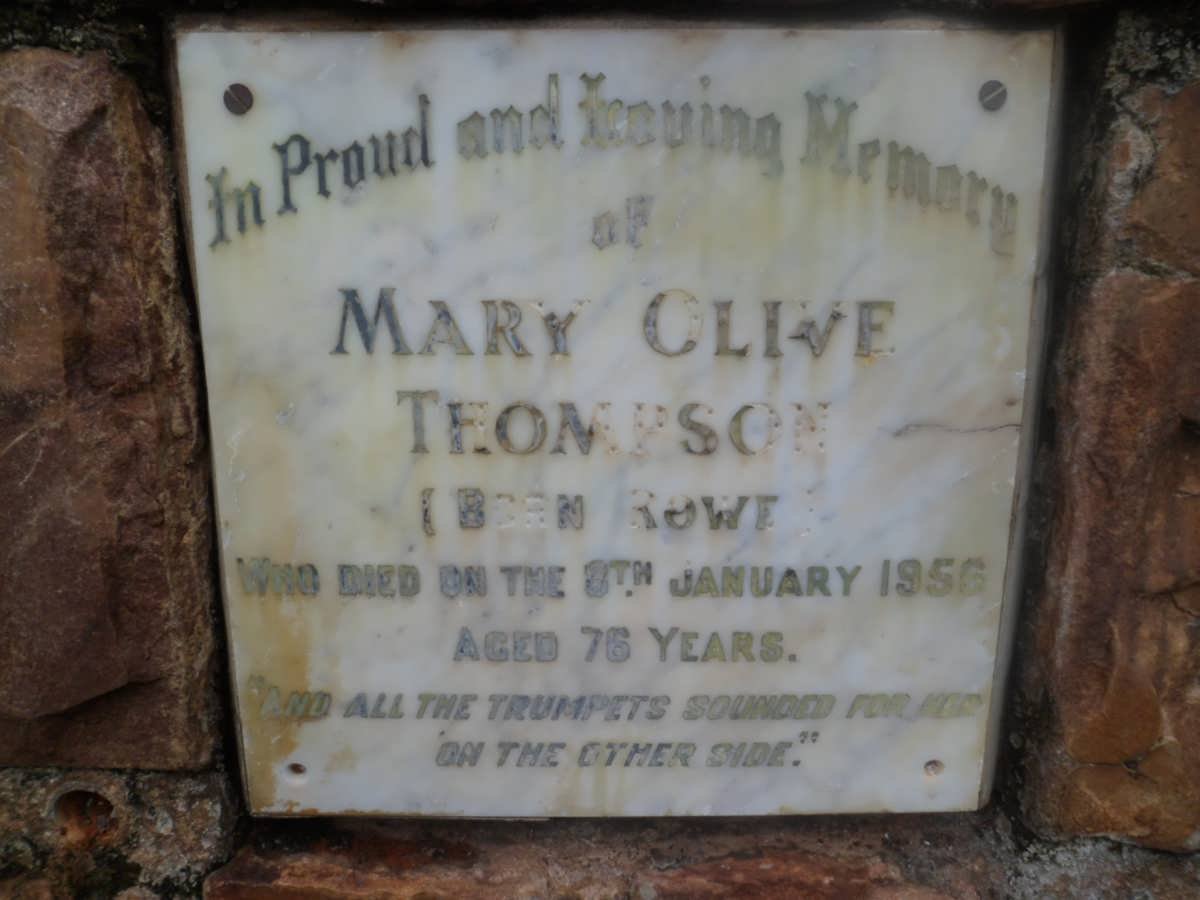 THOMPSON Mary Olive nee ROWE -1956