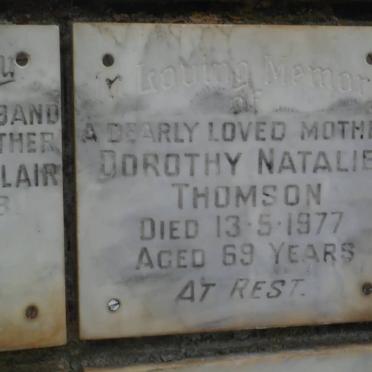 THOMSON Dorothy Natalie -1977