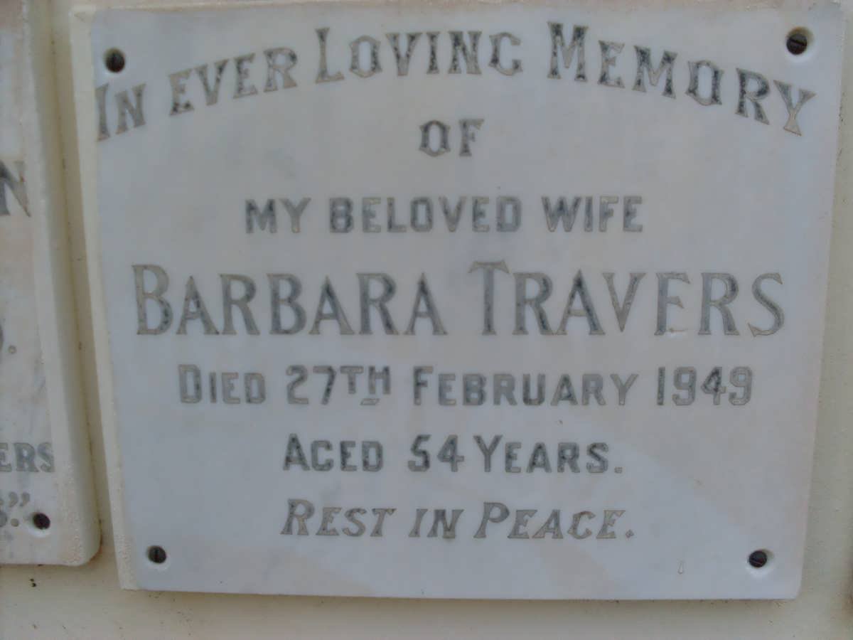 TRAVERS Barbara -1949