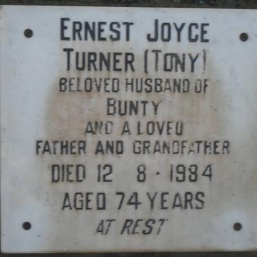 TURNER Ernest Joyce -1984