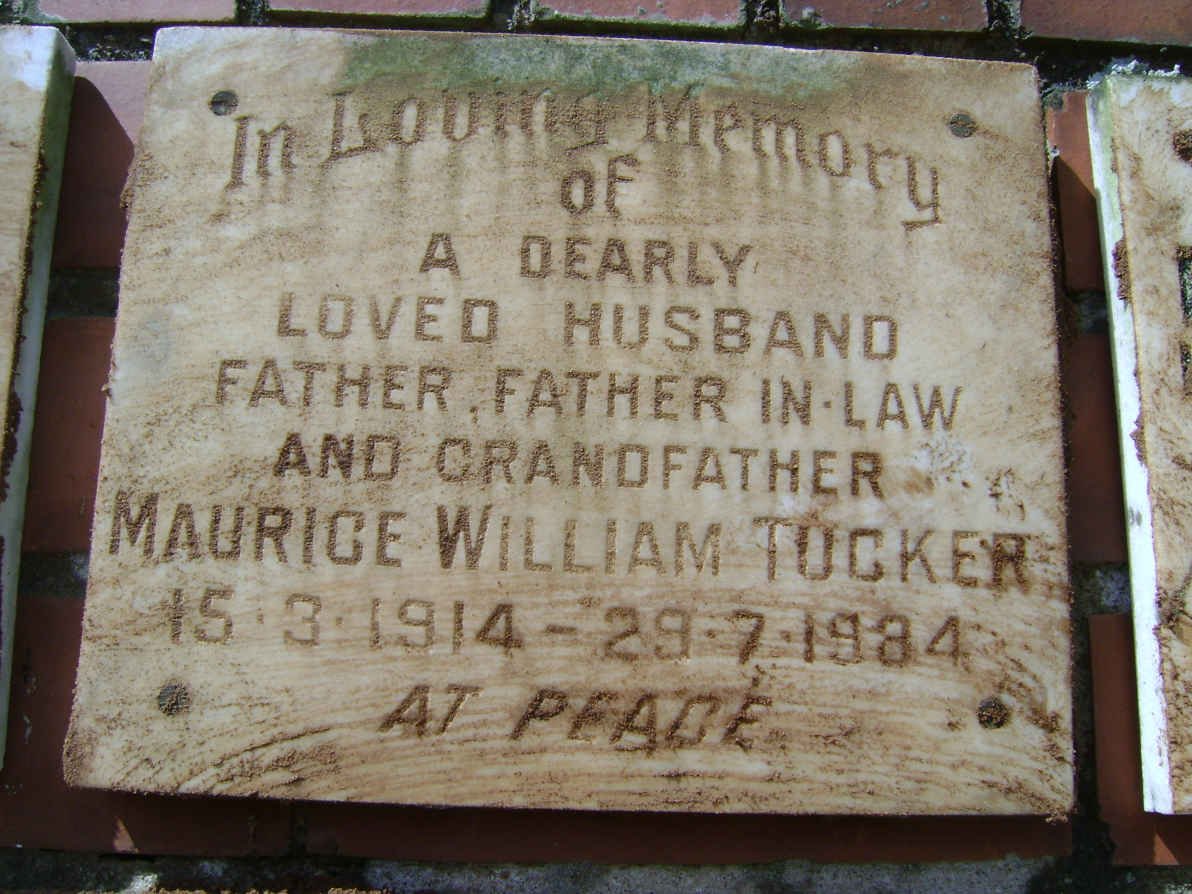 TUCKER Maurice William 1914-1984