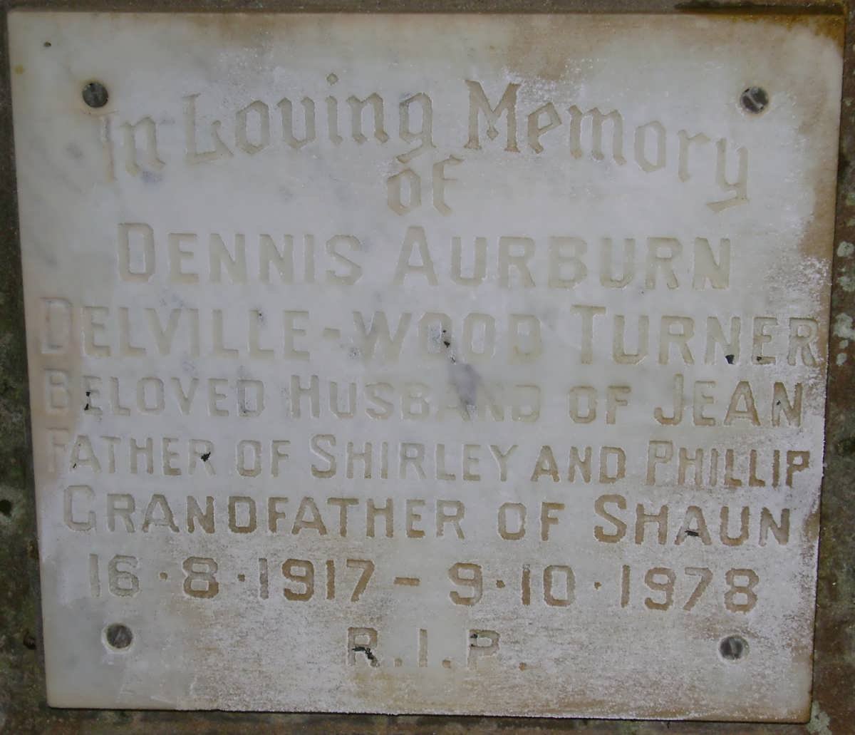 TURNER Dennis Aurburn Delville-Wood 1917-1978