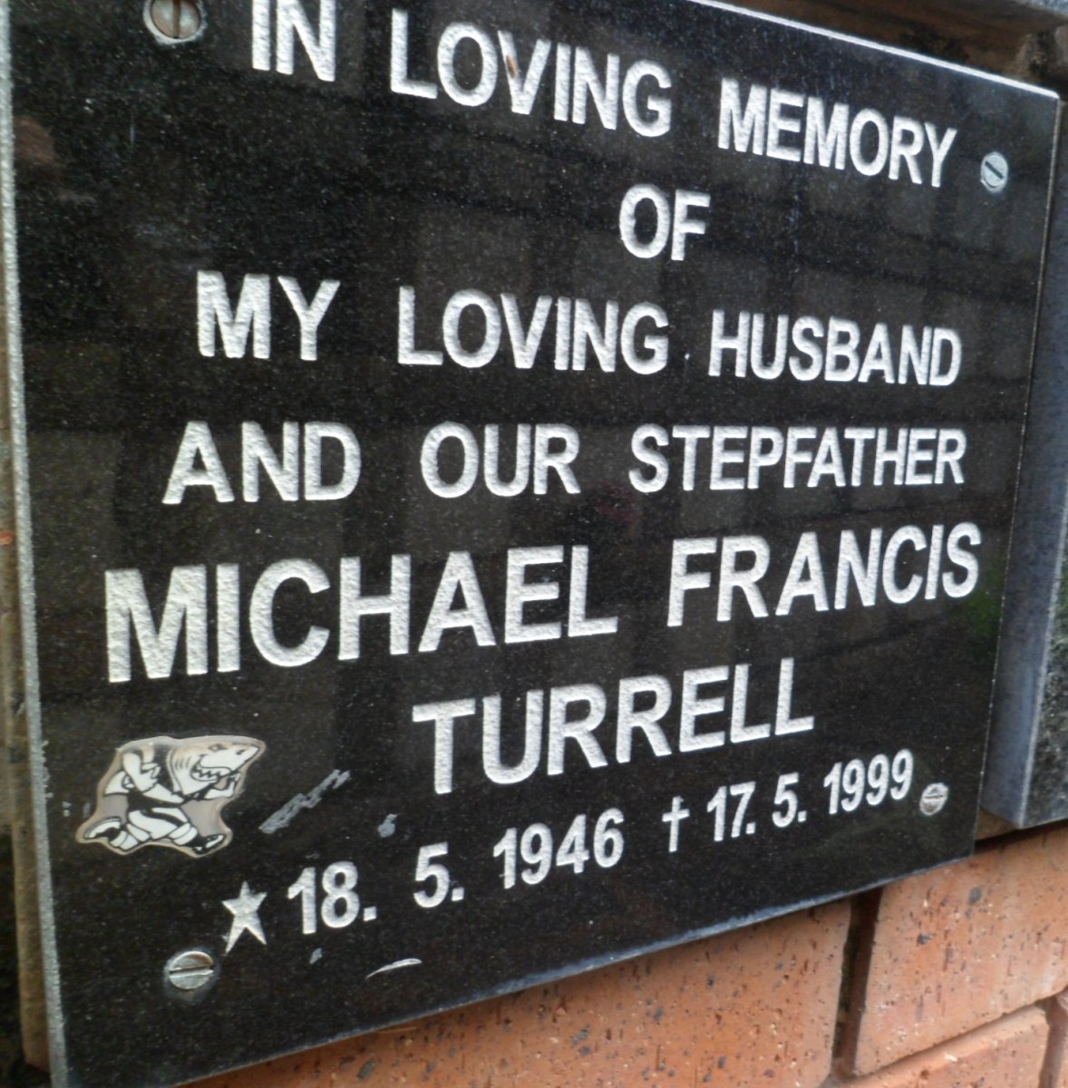 TURRELL Michael Francis 1946-1999