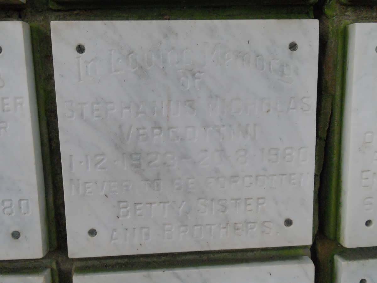 VERGOTTINI Stephanus Nicholas 1923-1980
