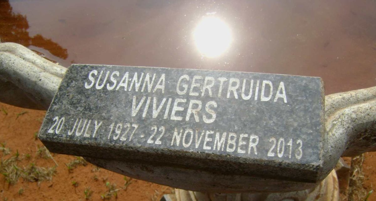 VIVIERS Susanna Gertruida 1927-2013