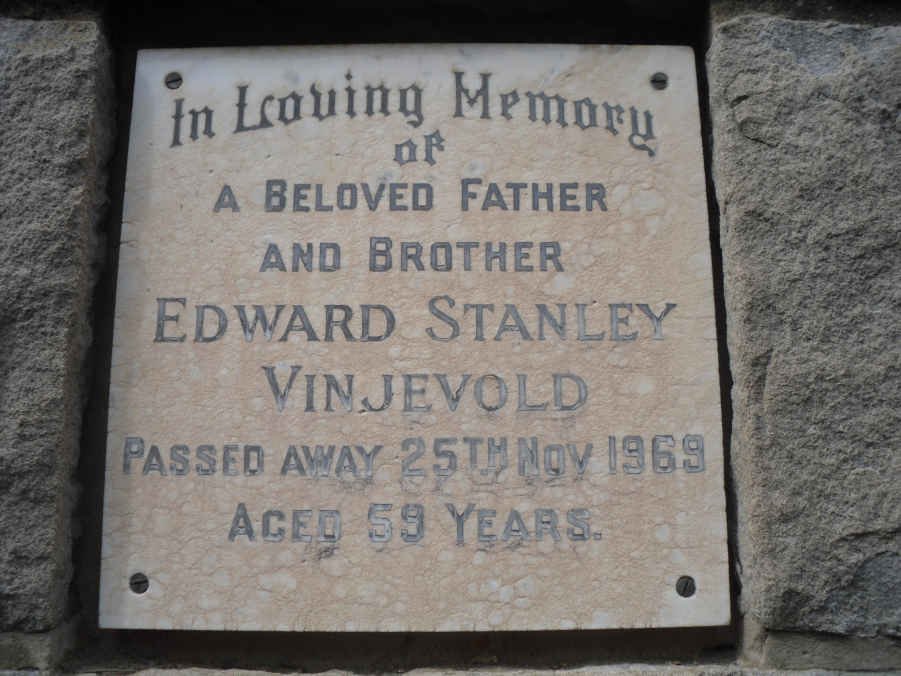 VINJEVOLD Edward Stanley -1969