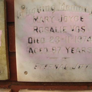 VOS Mary Joyce Rosalie -1974