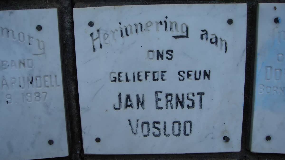 VOSLOO Jan Ernst