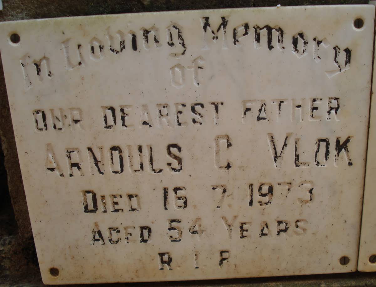 VLOK Arnouls C. -1973