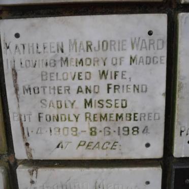 WARD Kathleen Marjorie 1909-1984