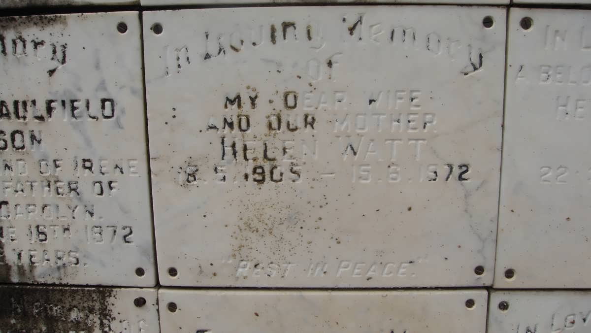 WATT Helen 1905-1972