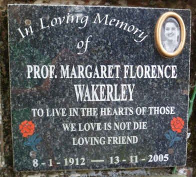 WAKERLEY Margaret Florence 1912-2005