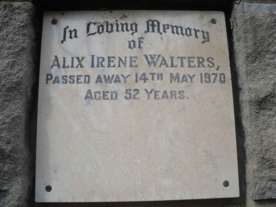 WALTERS Alix Irene -1970