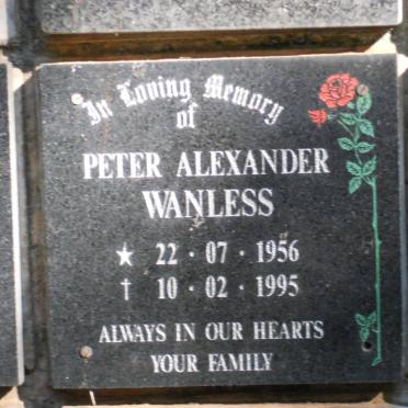 WANLESS Peter Alexander 1956-1995