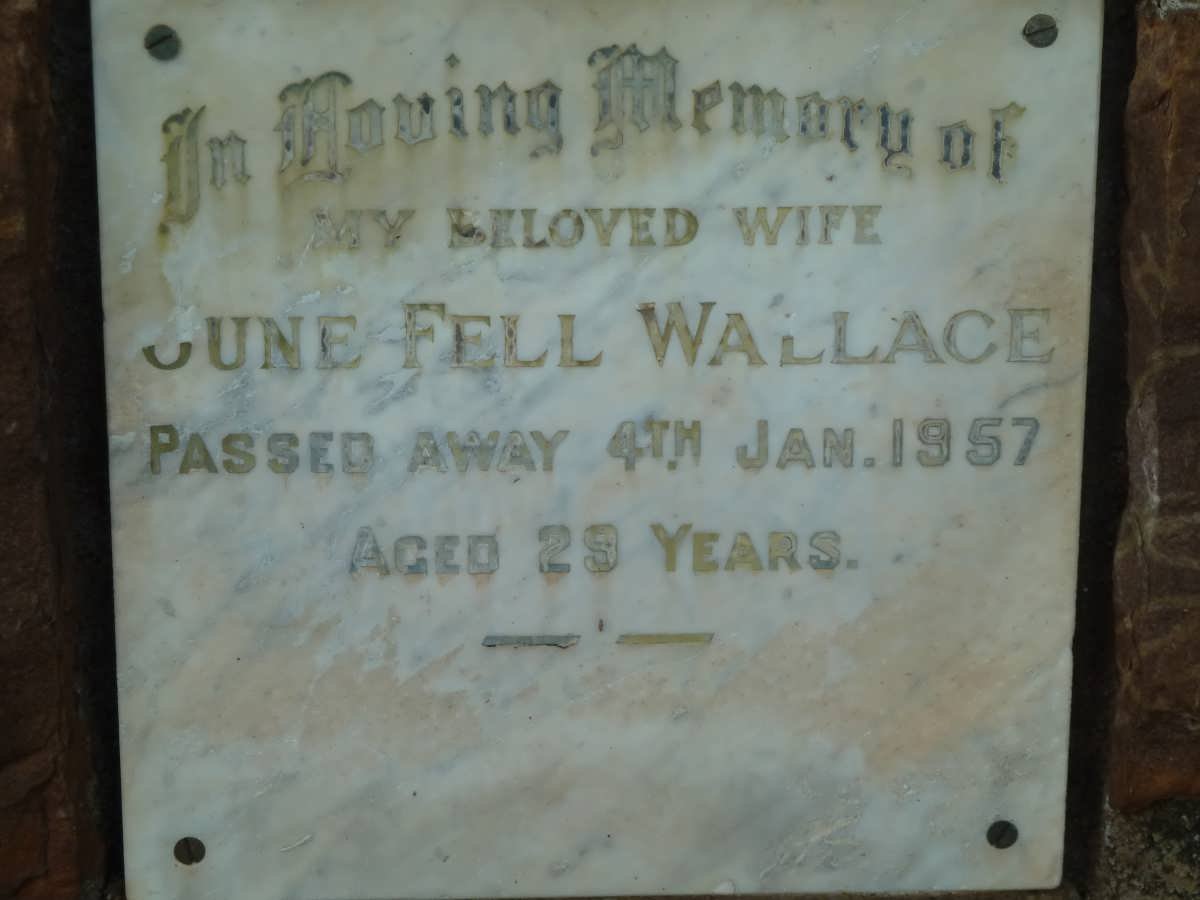 WALLACE June Fell -1957