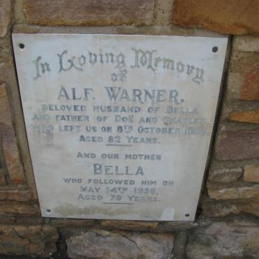 WARNER Alf -1948 &amp; Bella -1956