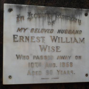 WISE Ernest William -1958