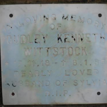 WITTSTOCK Dudley Kenneth 1918-1986