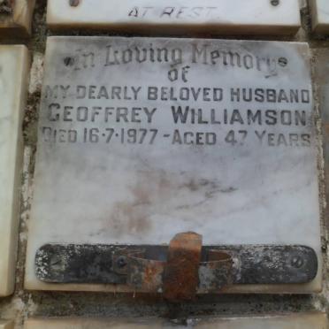 WILLIAMSON Geoffrey -1977