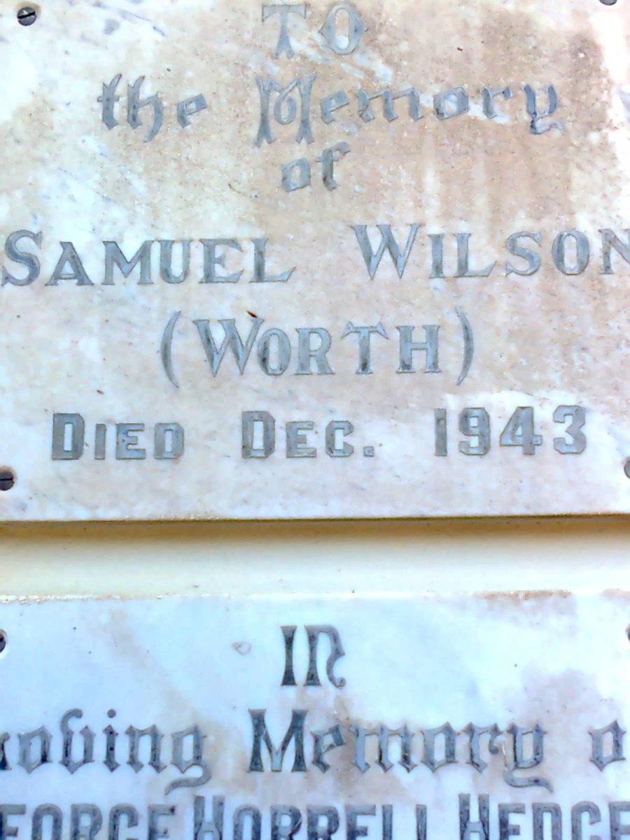 WILSON Samuel -1943