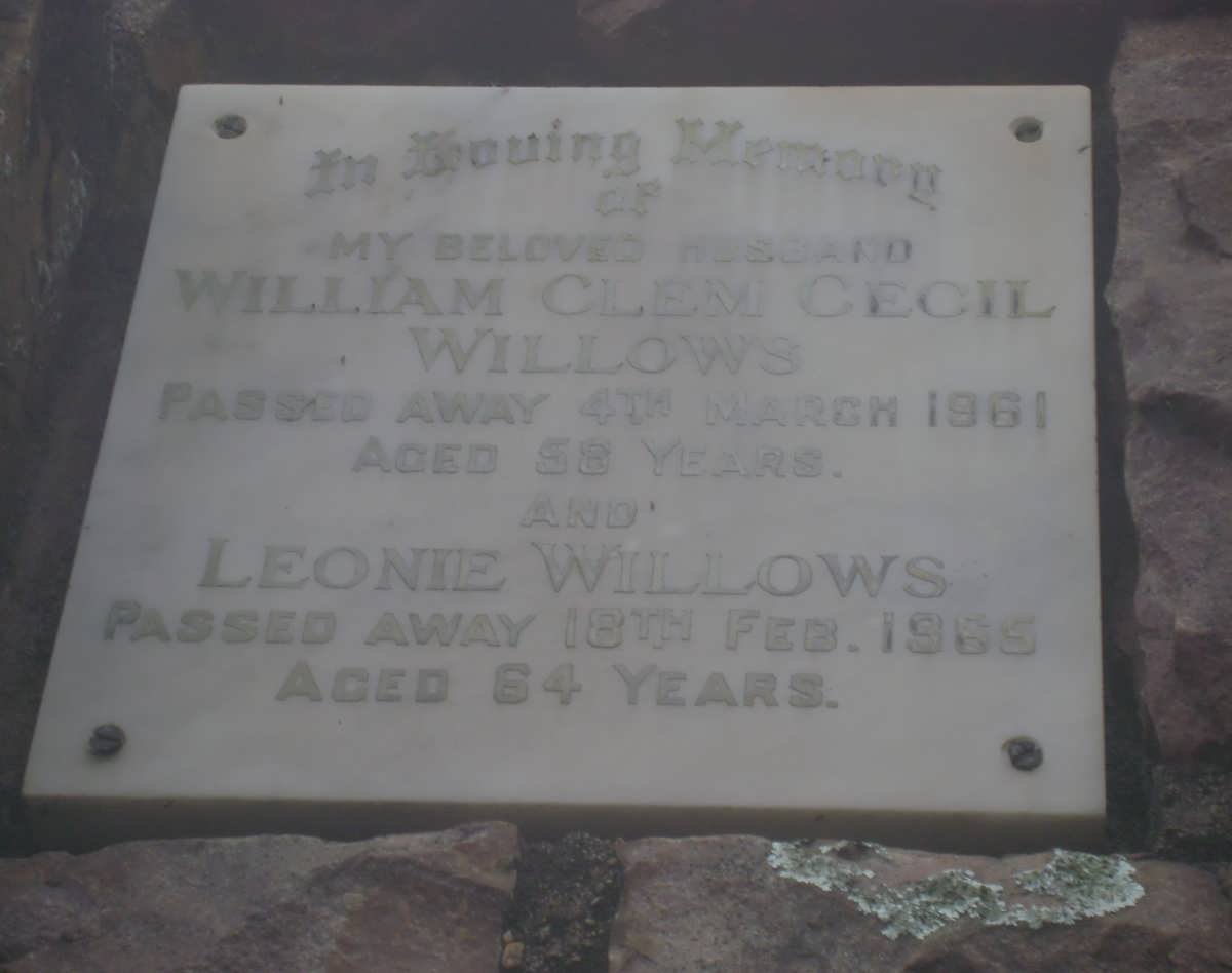 WILLOWS William Clem Cecil -1961 &amp; Leonie -1965