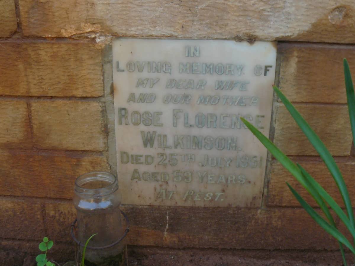 WILKINSON Rose Florence -1951