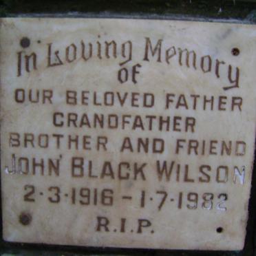 WILSON John Black 1916-1982