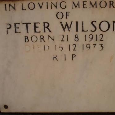 WILSON Peter 1912-1973