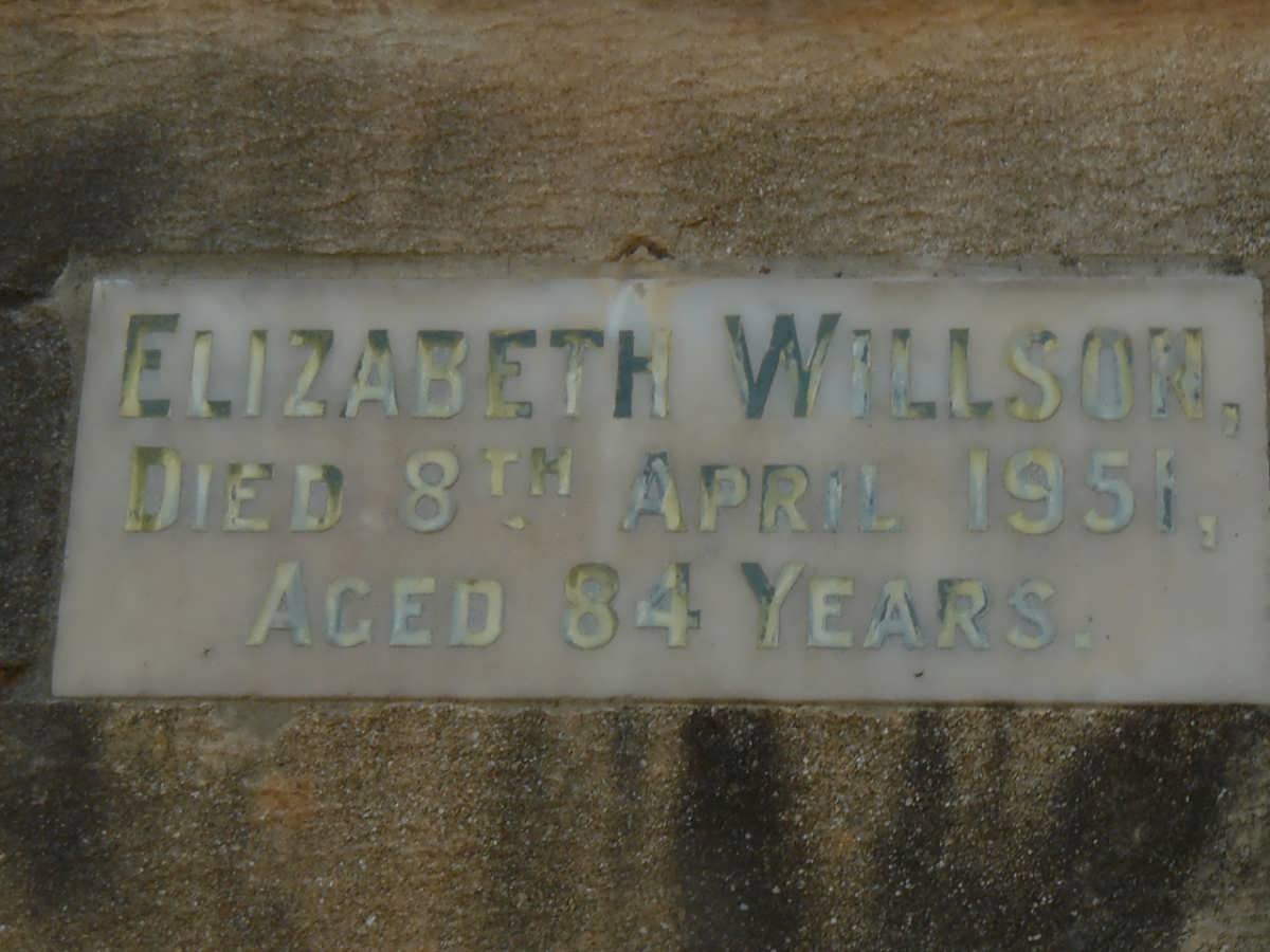 WILLSON Elizabeth -1951