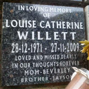 WILLETT Louise Catherine 1971-2009