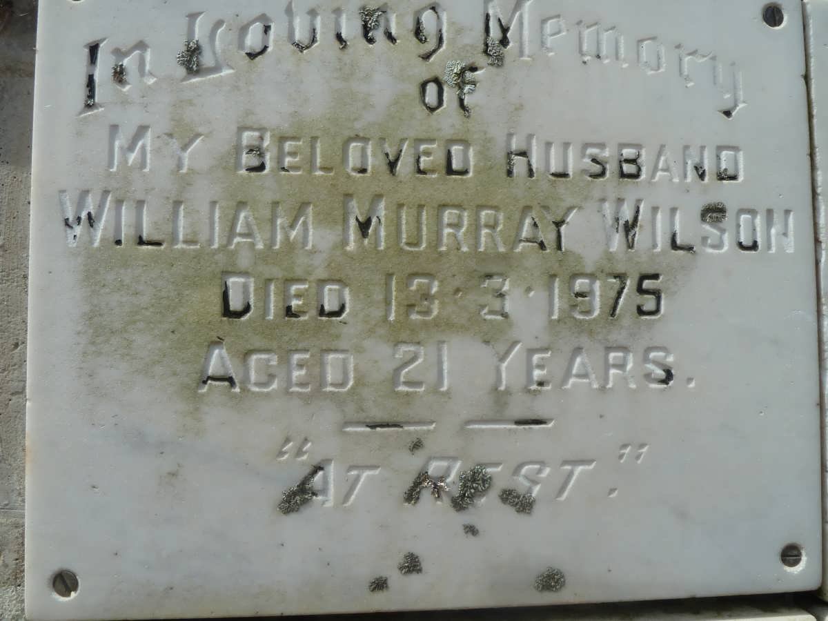WILSON William Murray -1975