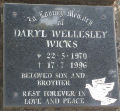 WICKS Daryl Wellesley 1970-1996