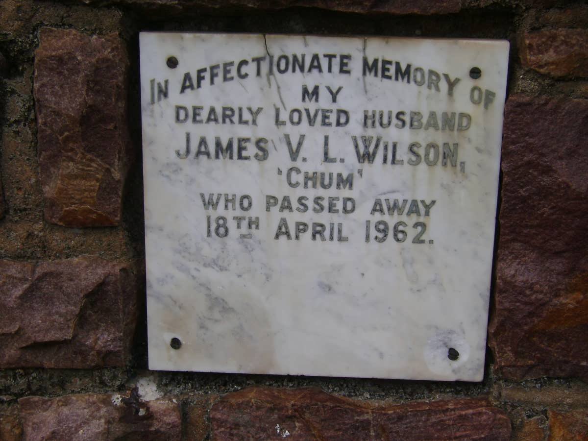 WILSON James V.L. -1962