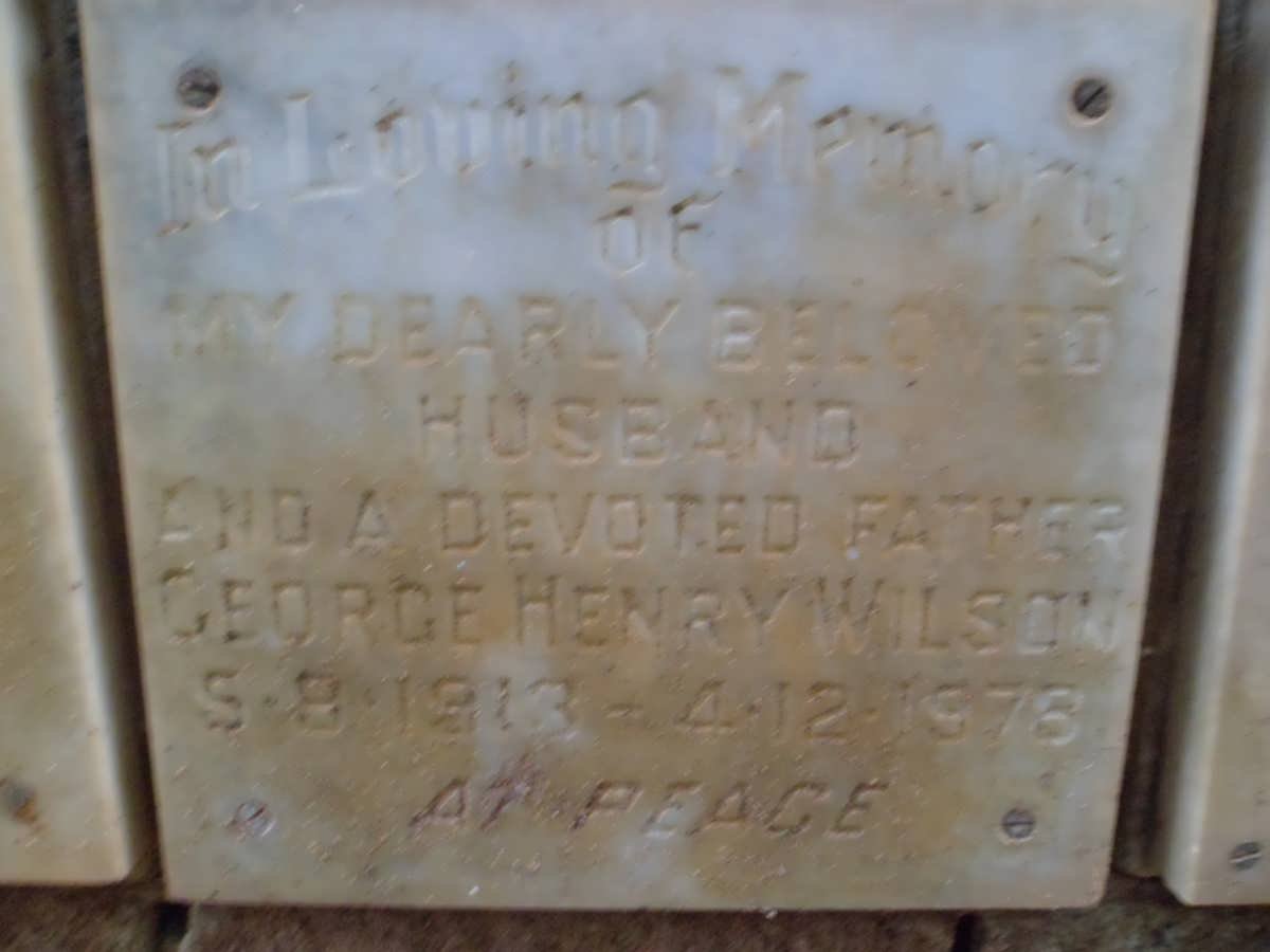 WILSON George Henry 1913-1978