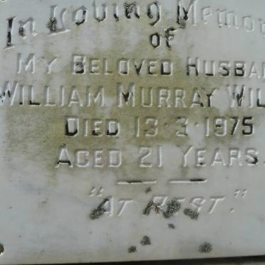WILSON William Murray -1975