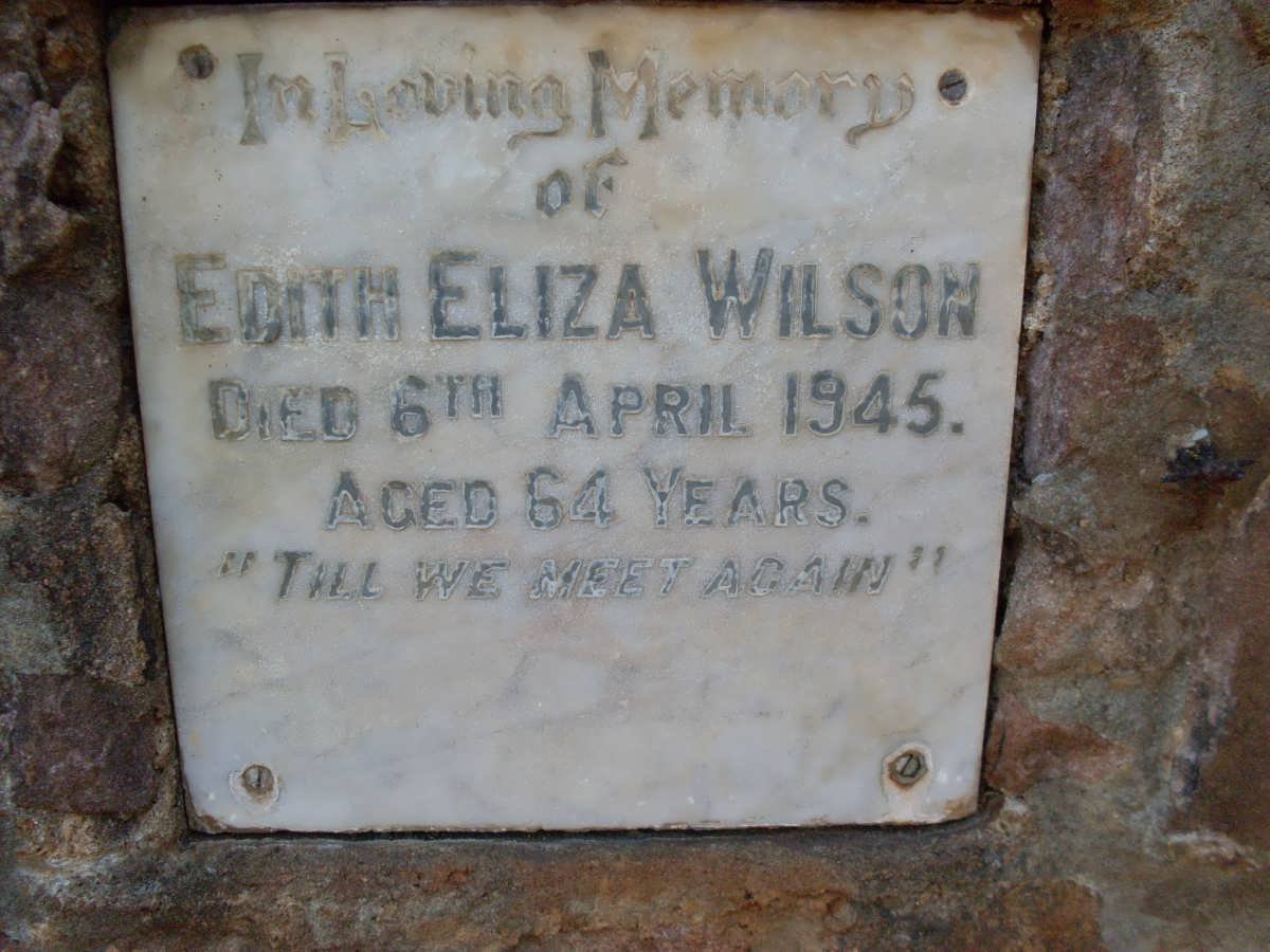 WILSON Edith Eliza -1945