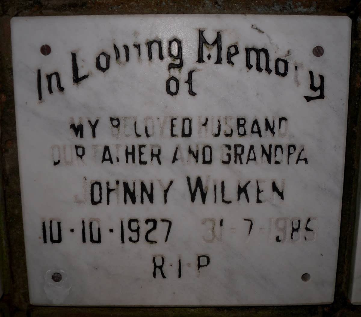 WILKEN Johnny 1927-1985