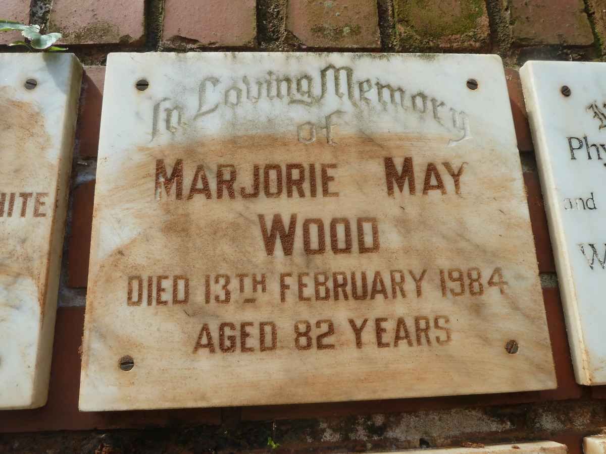 WOOD Marjorie May -1984