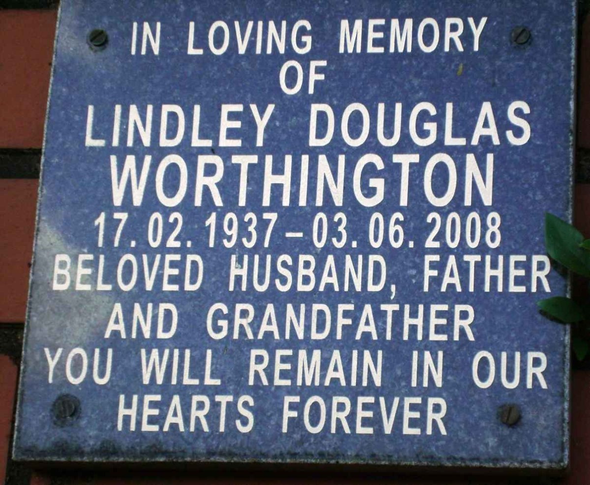 WORTHINGTON Lindley Douglas 1937-2008