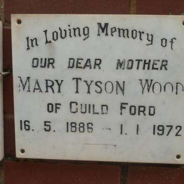 WOOD Mary Tyson 1886-1972