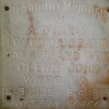 WYBENGA Glenn John 1935-1979